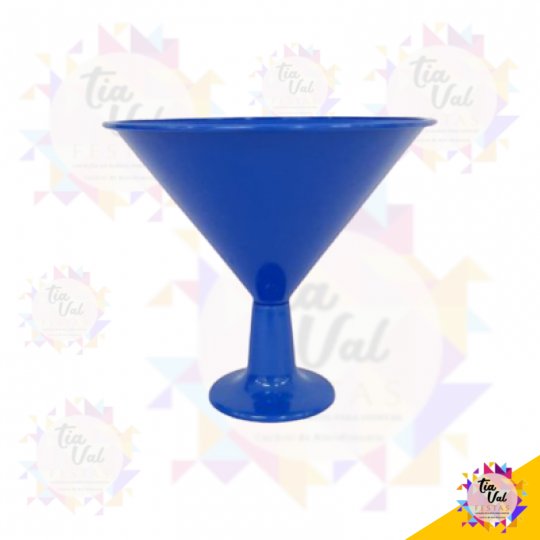VASO AZUL ROYAL FUNIL (PLASTICO)