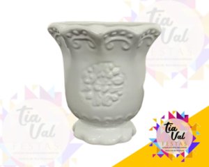 Foto de VASO BRANCO CACHEPOT ESPANHA MEDIO