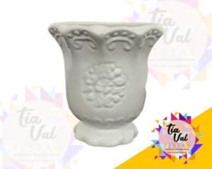 Foto de VASO BRANCO CACHEPOT ESPANHA MEDIO