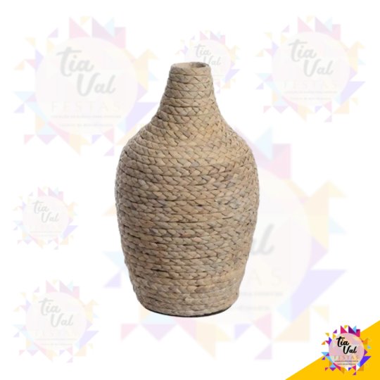 VASO CALHAU PALHA TABOA -  RUSTICO