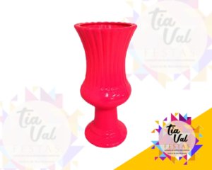 Foto de VASO CANELADO ALTO PINK NEON