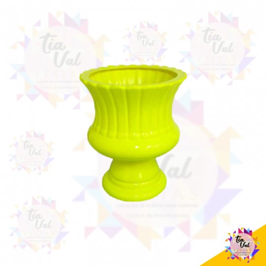 VASO CANELADO GRANDE VERDE NEON