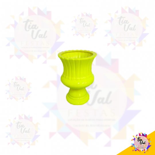 VASO CANELADO MEDIO VERDE NEON