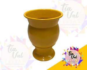 Foto de VASO DE ALUMINIO LUIGUI AMARELO MEDIO