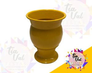 Foto de VASO DE ALUMINIO LUIGUI AMARELO PEQUENO