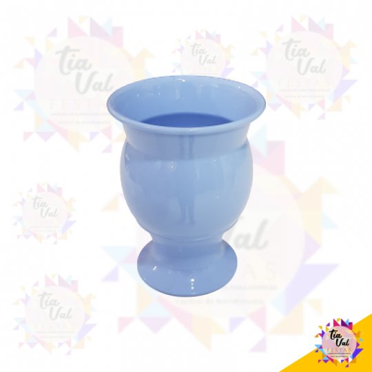 VASO DE ALUMINIO LUIGUI AZUL CLARO PEQUENO