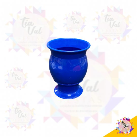 VASO DE ALUMINIO LUIGUI AZUL ROYAL PEQUENO