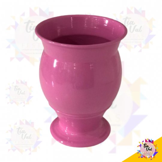 VASO DE ALUMINIO LUIGUI ROSA CLARO MEDIO