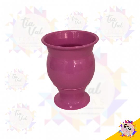 VASO DE ALUMINIO LUIGUI ROSA CLARO PEQUENO