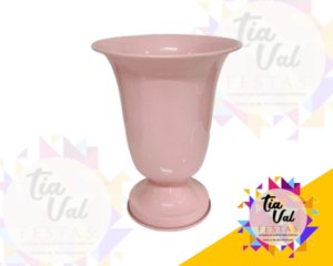 Foto de VASO DE ALUMINIO ROSA BEBE TULIPA GRANDE