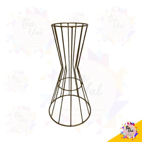 VASO DE FERRO -  PEQUENO - 50 CM