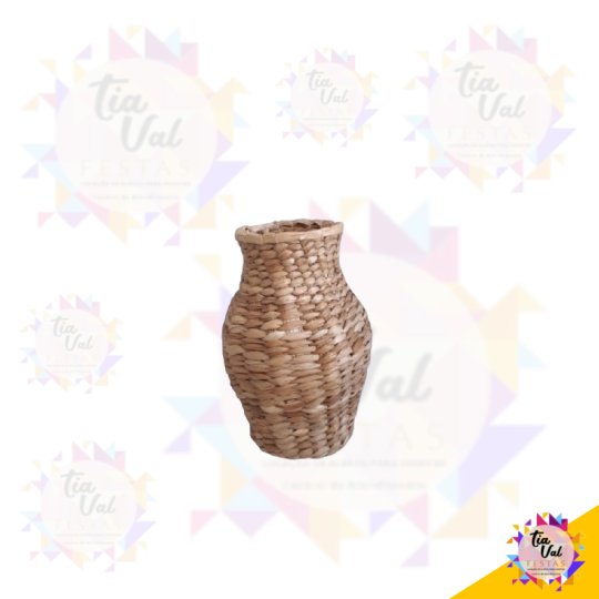 VASO DE PALHA - PEQUENO 30 CM