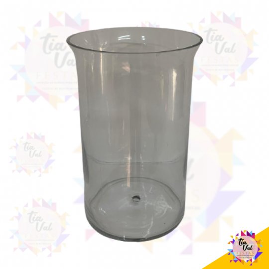 VASO DE VIDRO PARA ARRANJO C/ FURO