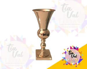 Foto de VASO DOURADO FOSCO CONE 