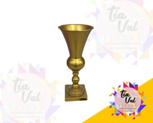 Foto de VASO DOURADO FOSCO CONE 