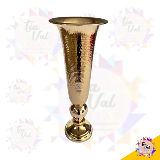 VASO DOURADO - GRANDE -  48 CM