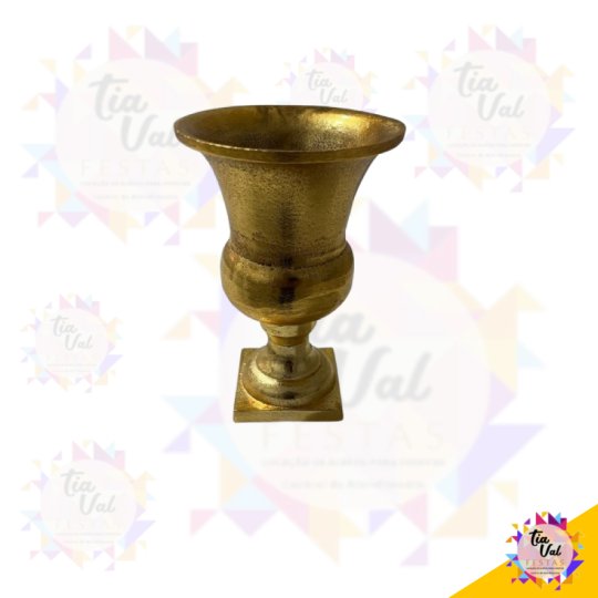 VASO DOURADO - PEQUENO  - METAL