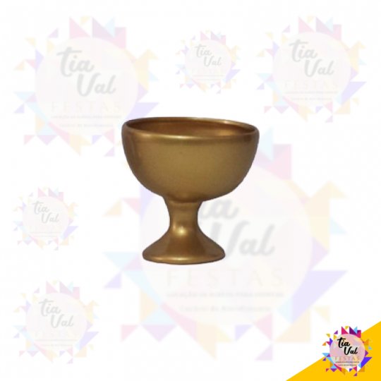 VASO DOURADO TAÇA (MEDIO)