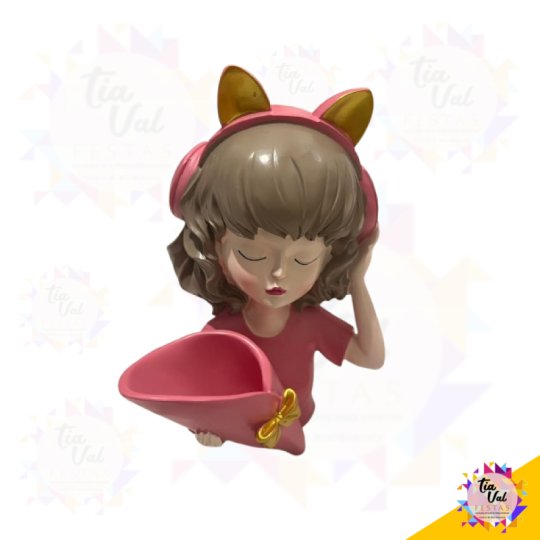 VASO / ESTATUETA COM FONE  - 0,24 CM