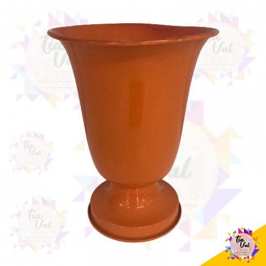 VASO LARANJA TULIPA GRANDE