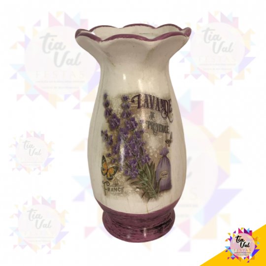 VASO LILAS C/ BRANCO LAVANDE