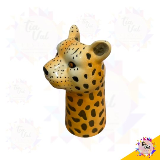 VASO - ONÇA -9X8X17CM