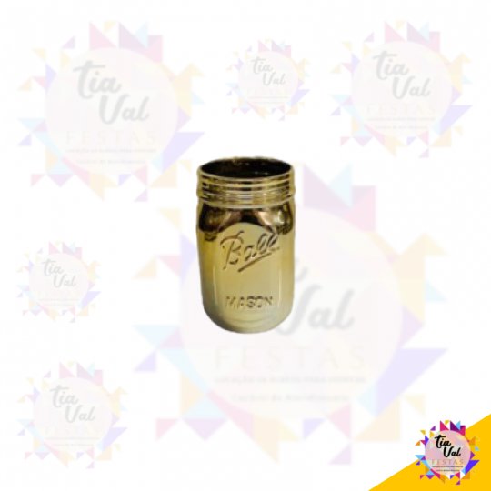 VASO POTE DOURADO