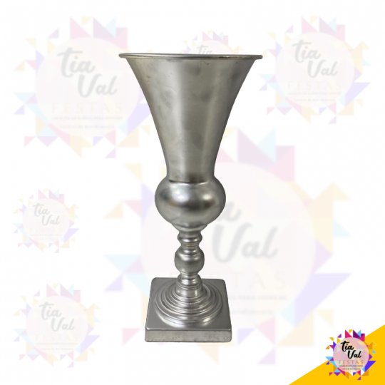 VASO PRATA CONE PEQUENO 