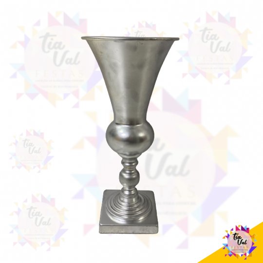 VASO PRATA CONE PEQUENO