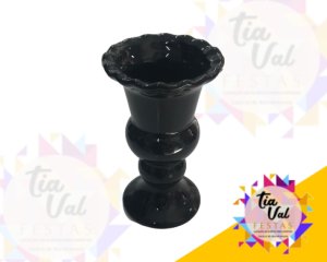 Foto de VASO PRETO CARRETEL PEQUENO