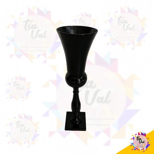 VASO PRETO CONE GRANDE