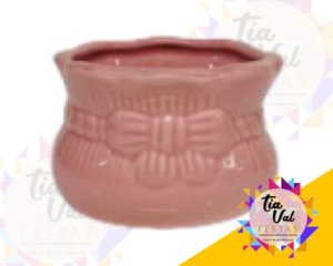 Foto de VASO ROSA CACHEPOT LAÇO MEDIO