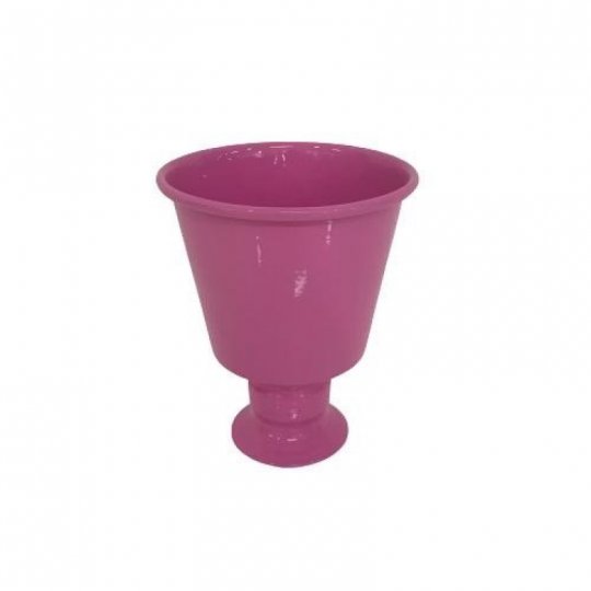 VASO ROSA DE ALUMINIO PP