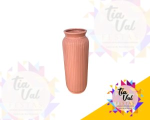 Foto de VASO ROSA LISTADO - GRANDE