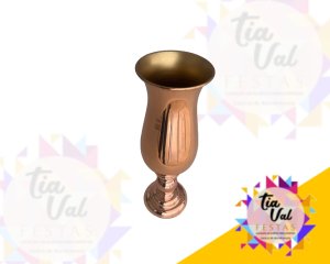 Foto de VASO TAÇA LUX - ROSE - 40 CM