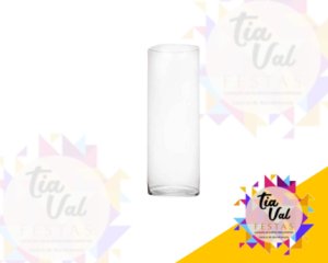 Foto de VASO TUBO - CILINDRO VIDRO -  9 X 31 CM