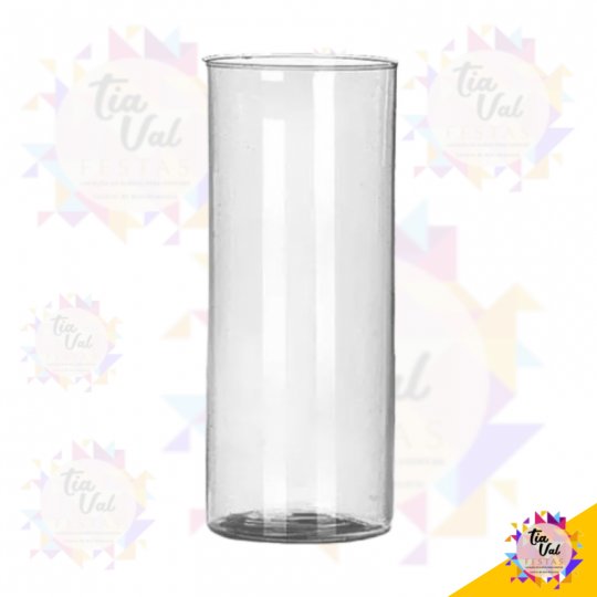 VASO TUBO DE VIDRO 10 X 30 - FINO