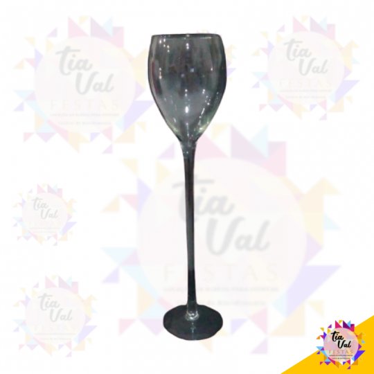 VASO TAÇA TULIPA LONGA G VIDRO
