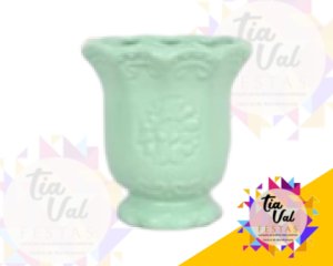 Foto de VASO VERDE CLARO CACHEPOT ESPANHA MEDIO