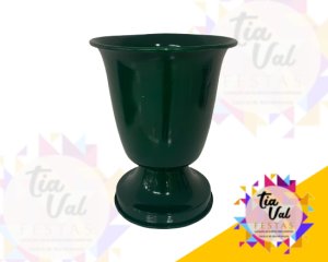 Foto de VASO VERDE OLIVA TULIPA GRANDE