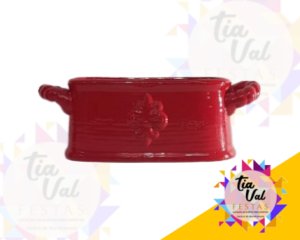 Foto de Vaso vermelho oval