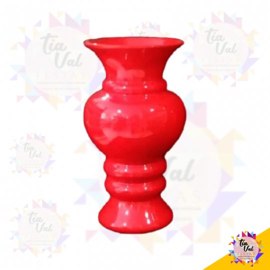 VASO VERMELHO STONE (MÉDIO)