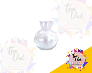 Foto de VASO VIDRO BOLHA - CENTRO DE MESA 13 cm