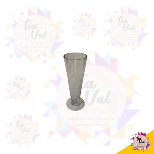 VASO VIDRO LONGO - GROSSO - 30 CM