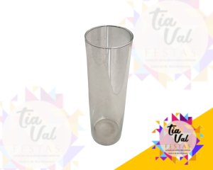 Foto de VASO VIDRO TUBO - FINO - 12 X 25
