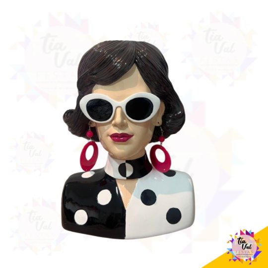 VASO VINTAGE - MULHER BRINCO - 22 X 30***