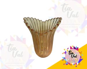 Foto de VASO DE VIDRO - COBRE - 22 CM