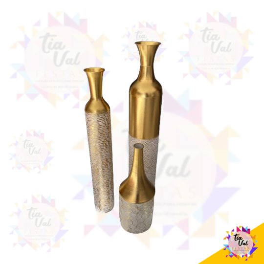 VASOS DOURADOS GRANDES