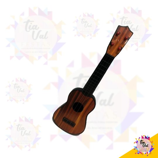 VIOLÃO - PLASTICO - ESCURO 13 X 40 CM - MUSICA