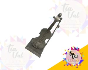 Foto de VIOLINO RETRO - MUSICA -  ALUMINIO 16 X 39 CM